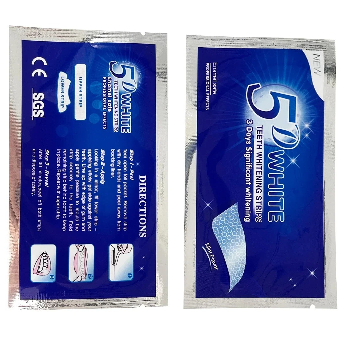 Teeth Whitening Retainer - شرائط تبييض الأسنان البيضاء للعناية بالفم