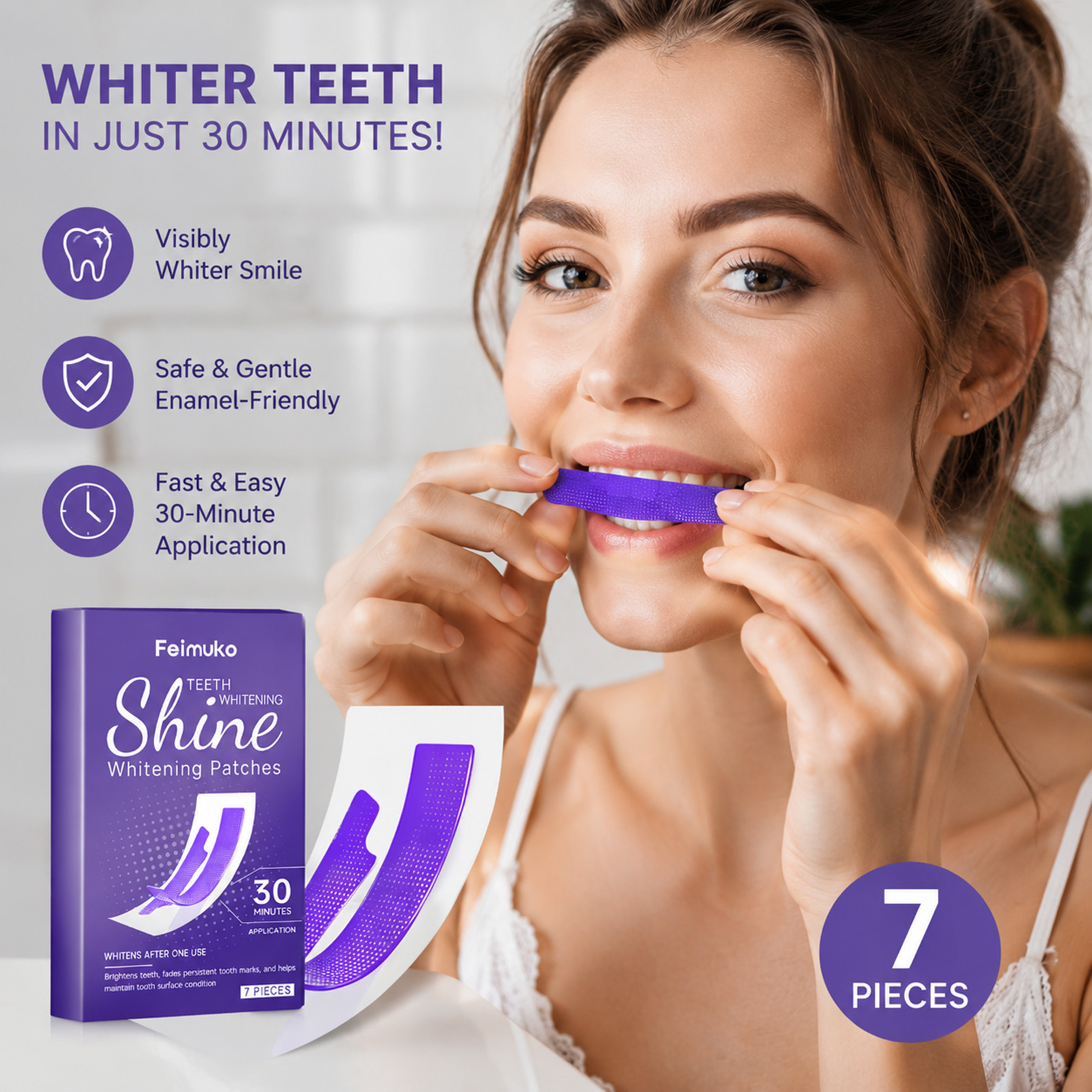 Teeth Whitening Retainer - شرائط تبييض الأسنان لمدة 30 دقيقة