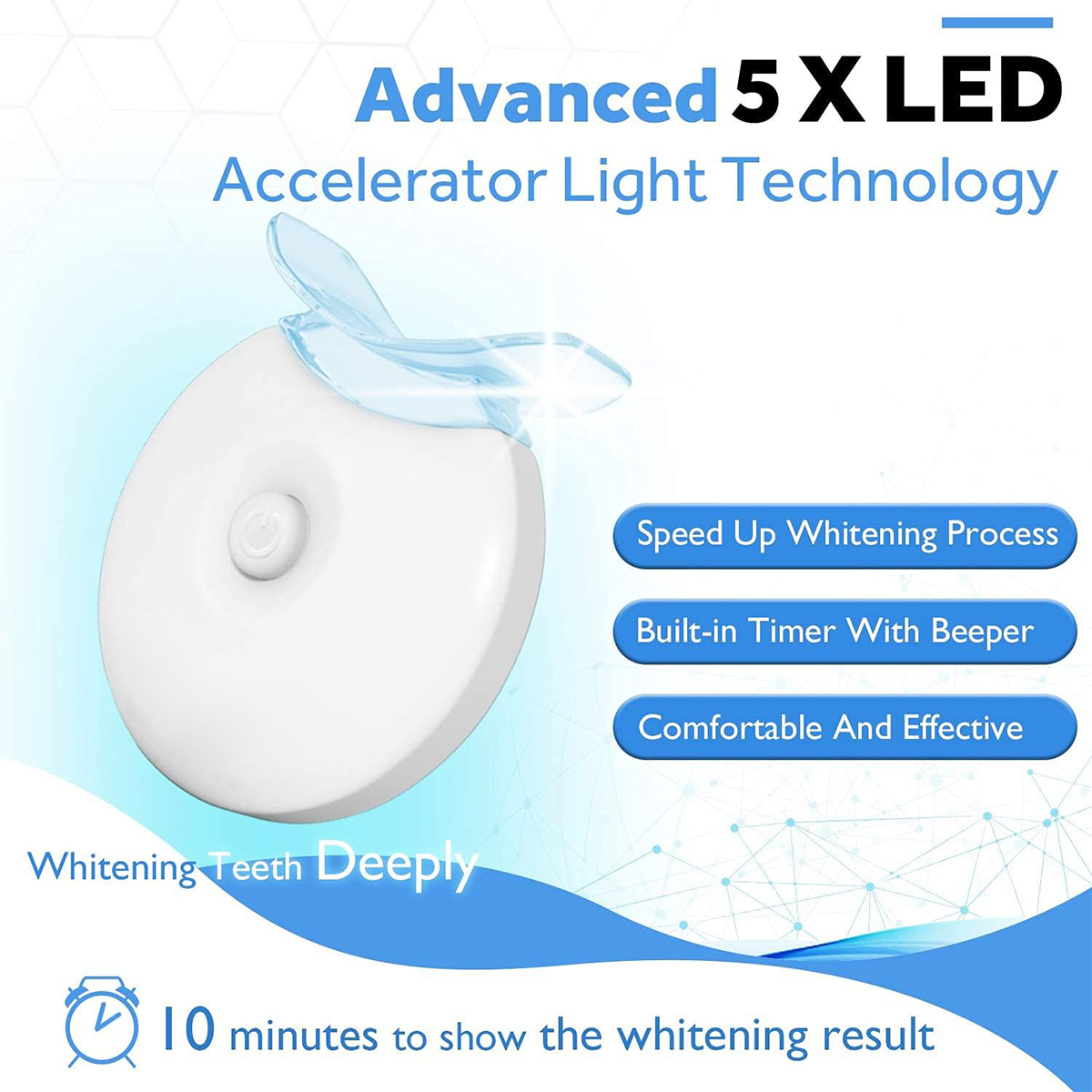 مجموعة تبييض الأسنان - 5X مبيض - مراجعة Teeth Whitening Clinic وسعره