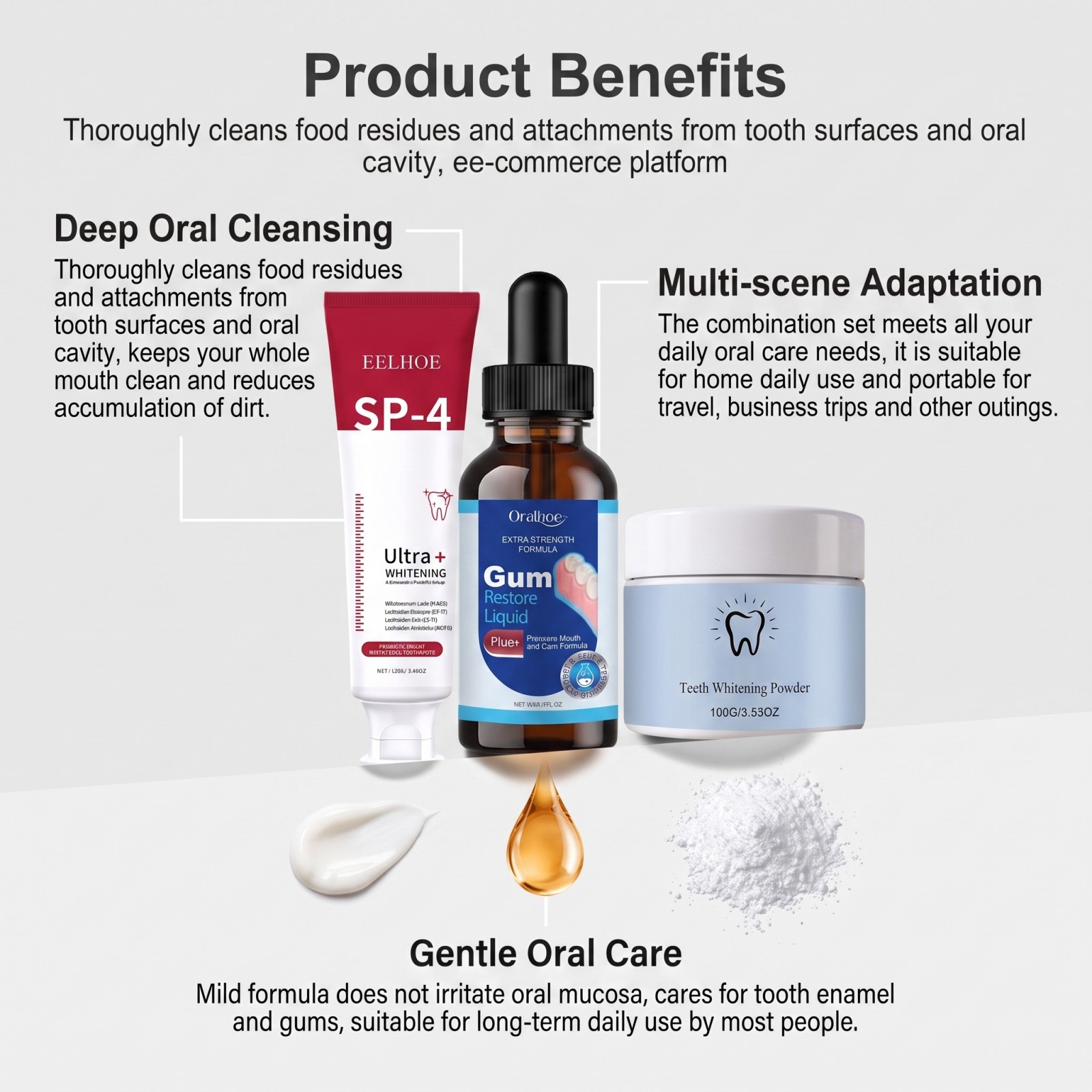 مجموعة العناية بالفم: معجون أس - مراجعة Teeth Whitening Clinic وسعره
