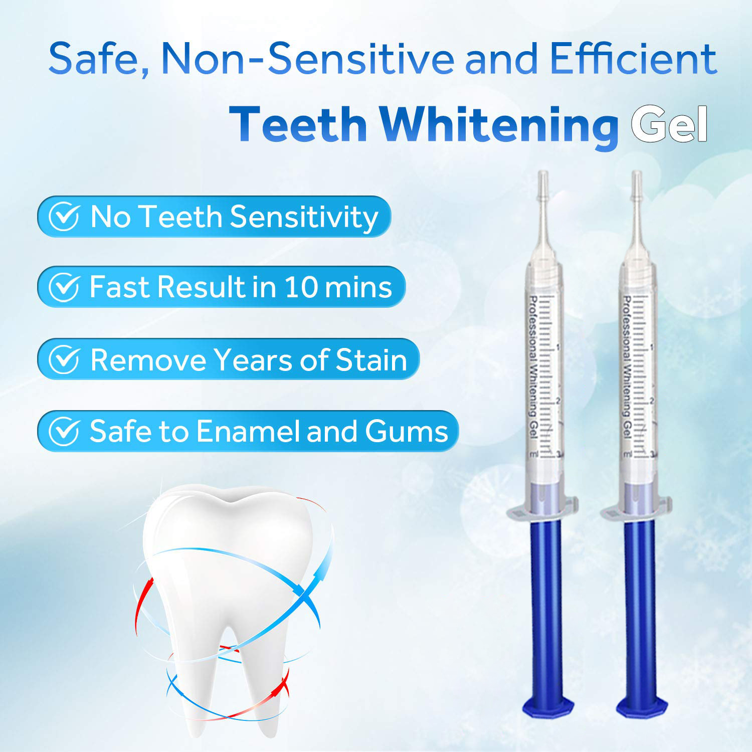 تبييض الأسنان جل الملء حقنة تب - مراجعة Teeth Whitening Clinic وسعره