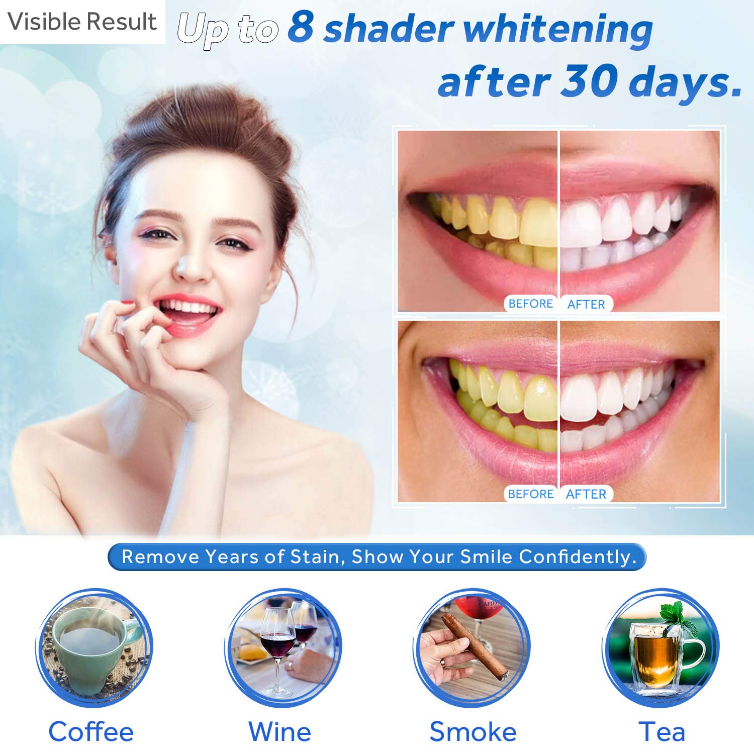 تبييض الأسنان جل الملء حقنة تب - مراجعة Teeth Whitening Clinic وسعره