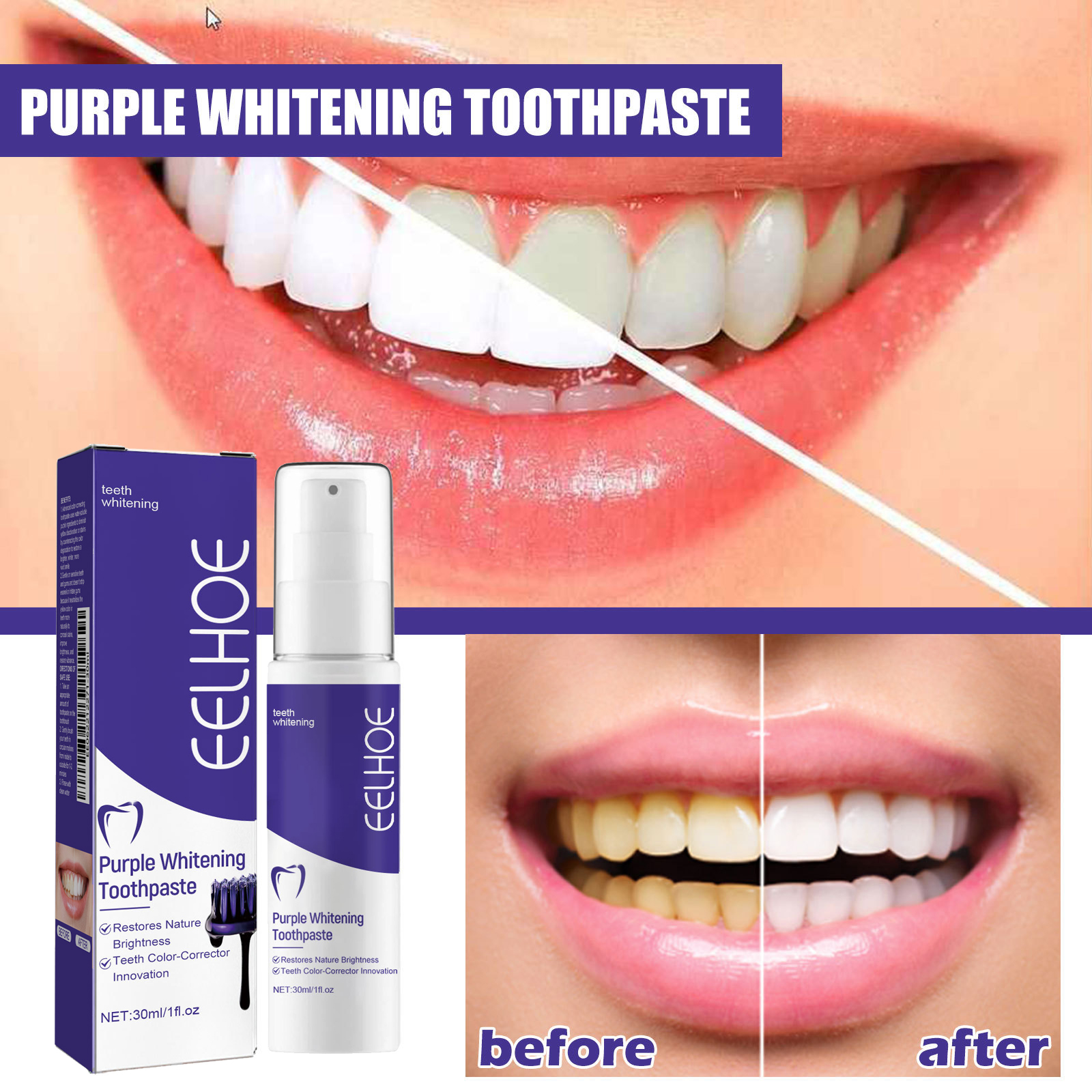 معجون أسنان لتبييض وتنظيف الأس - مراجعة Teeth Whitening Korea وسعره