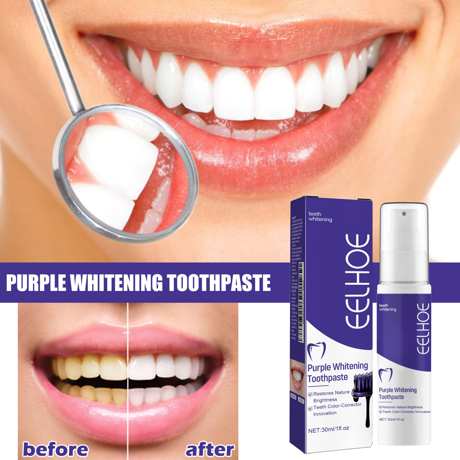 معجون أسنان لتبييض وتنظيف الأس - مراجعة Teeth Whitening Korea وسعره