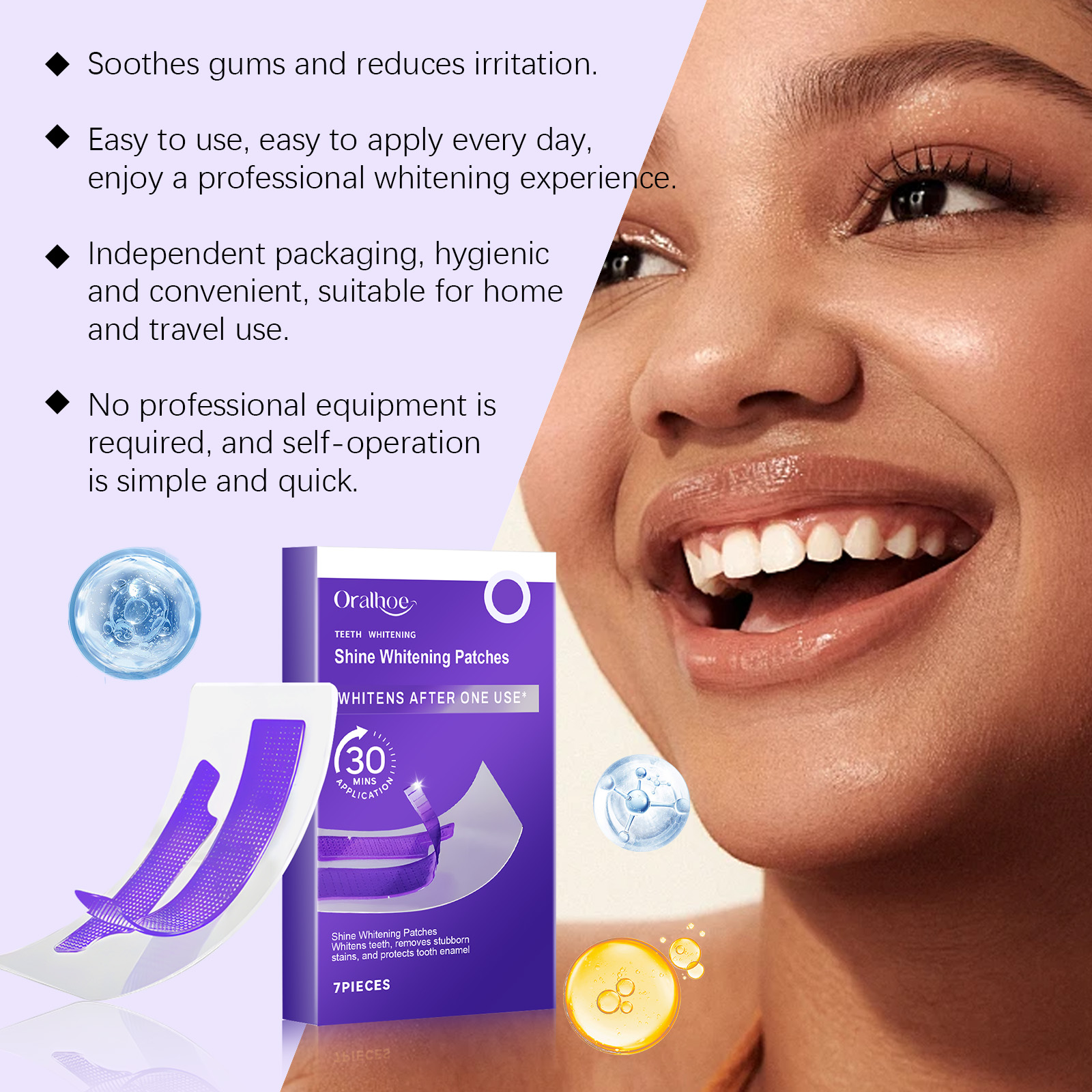 شرائط تبييض الأسنان باللون الأ - مراجعة Teeth Whitening Retainer وسعره