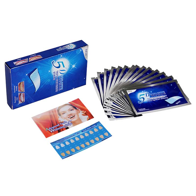5d جل طقم تبيض الأسنان شرائط ا - مراجعة Teeth Whitening Strips Crest وسعره