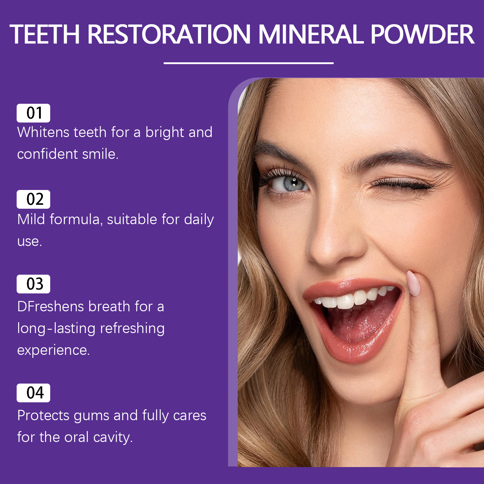 Teeth Restoration Mineral Powd - مراجعة Teeth Whitening Clinic وسعره