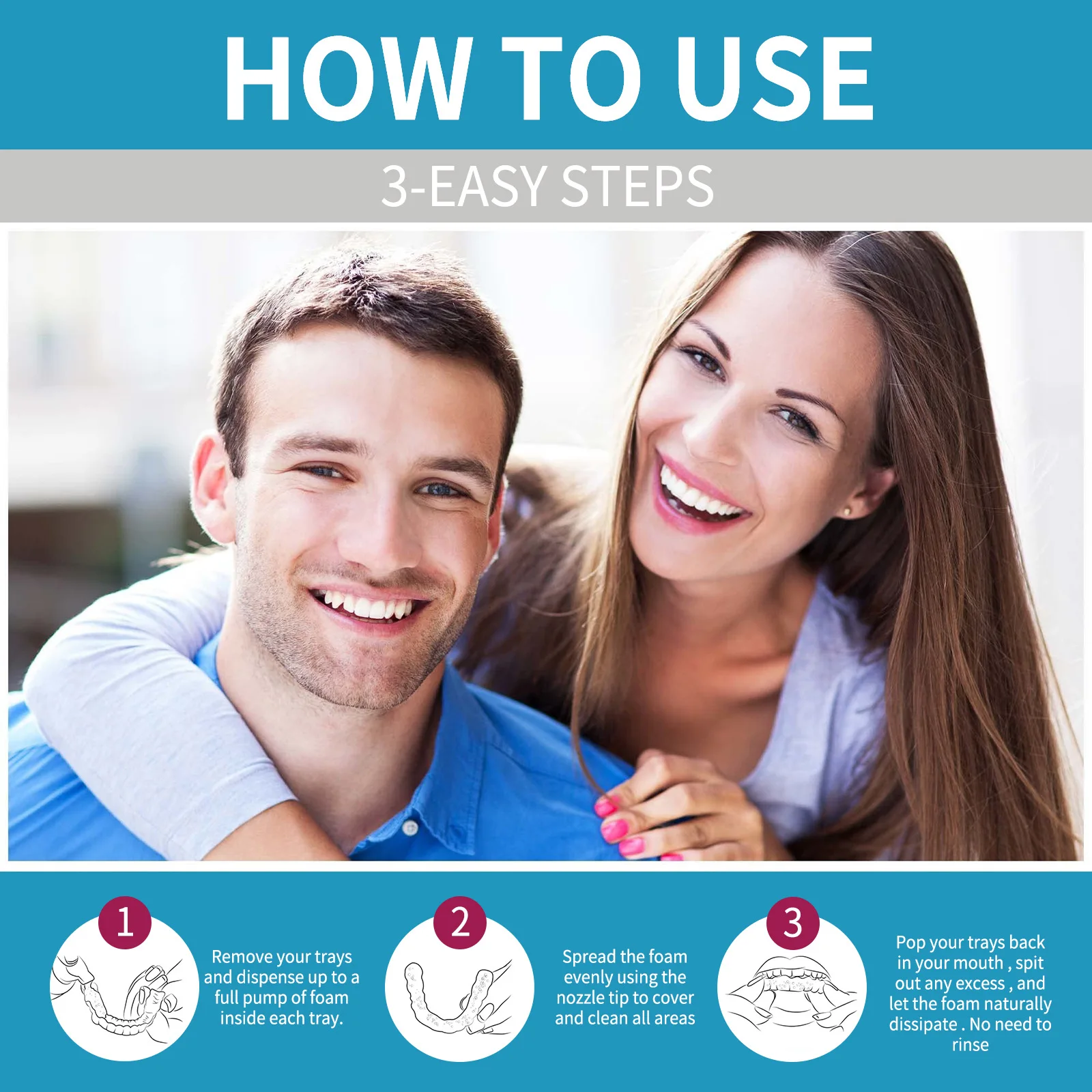 أليجنر منظف أسنان رغوة التنظيف - مراجعة Teeth Whitening Retainer وسعره