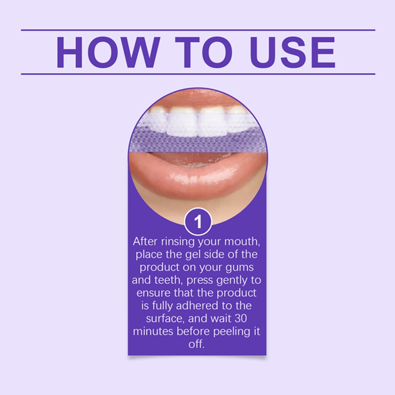 شرائط تبييض الأسنان الأرجوانية - مراجعة Teeth Whitening Strips Crest وسعره