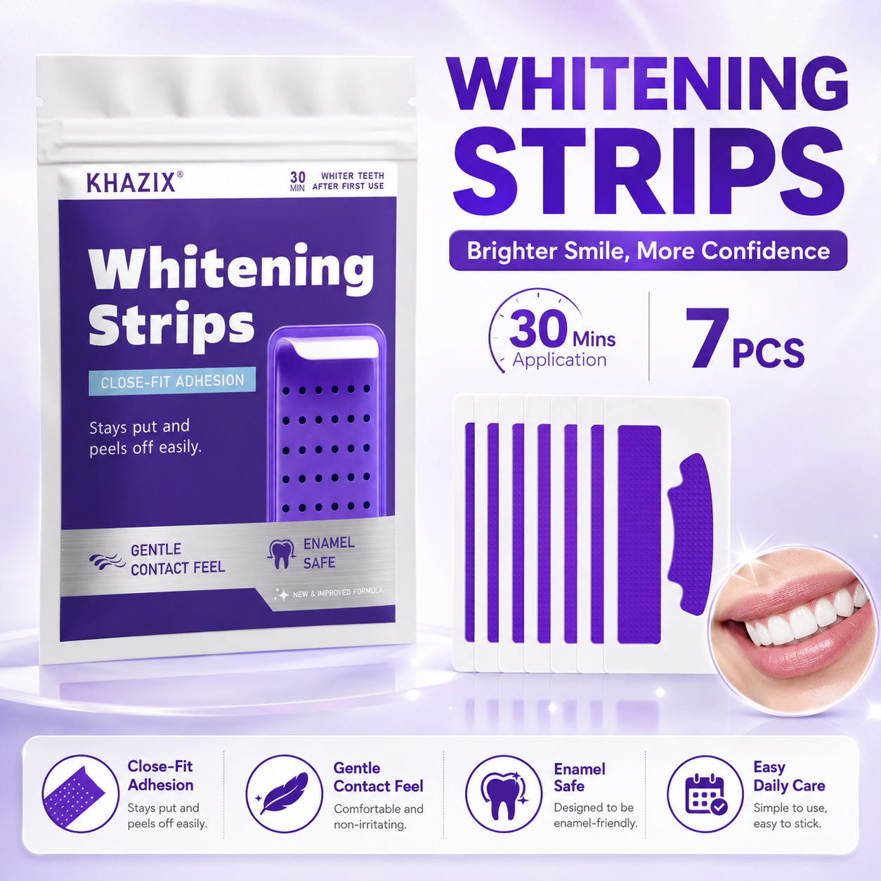 7 قطع من شرائط تبييض الأسنان ل - مراجعة Teeth Whitening Retainer وسعره