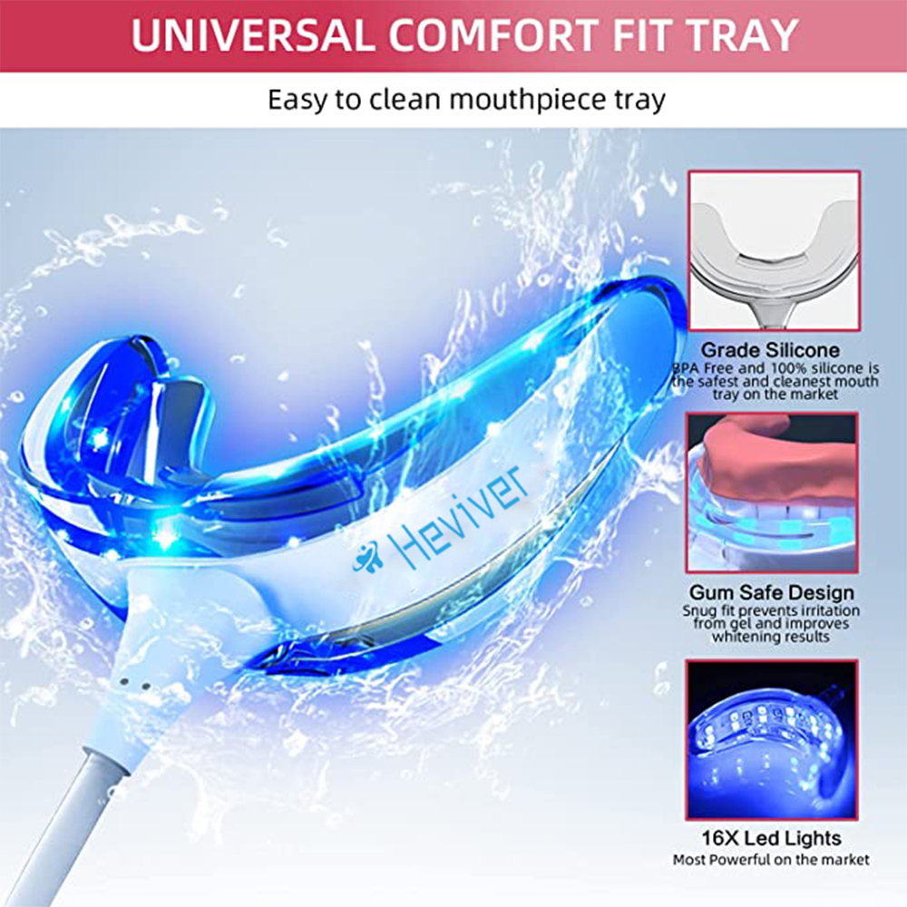 مصباح تبييض الأسنان المحمول مع - مراجعة Teeth Whitening Clinic وسعره