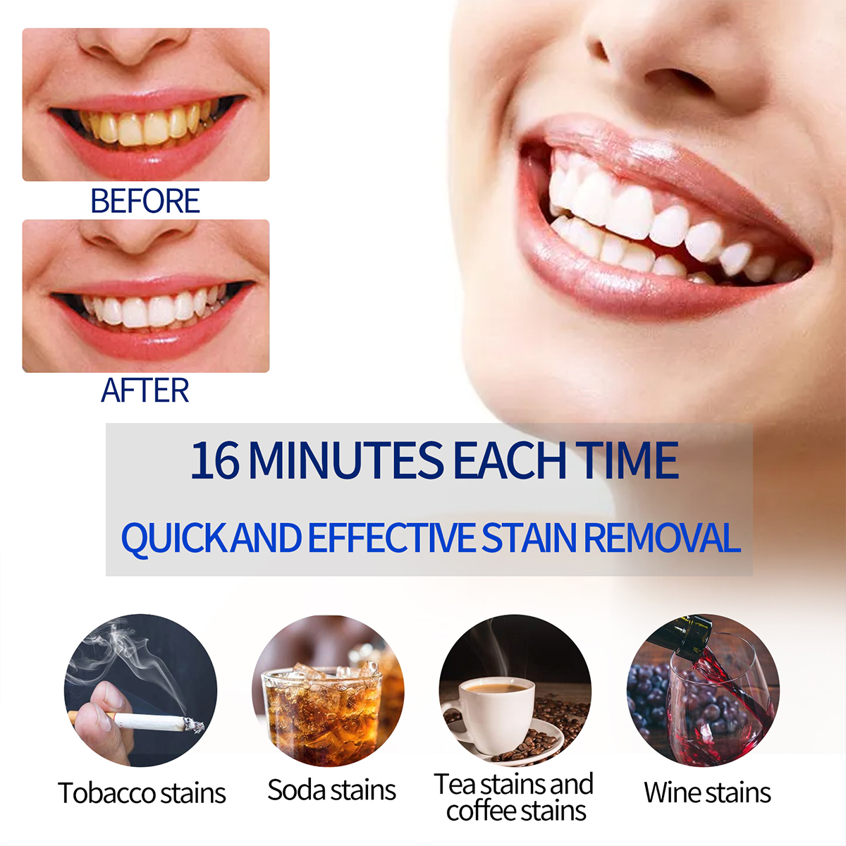 مصباح تبييض الأسنان المحمول مع - مراجعة Teeth Whitening Clinic وسعره