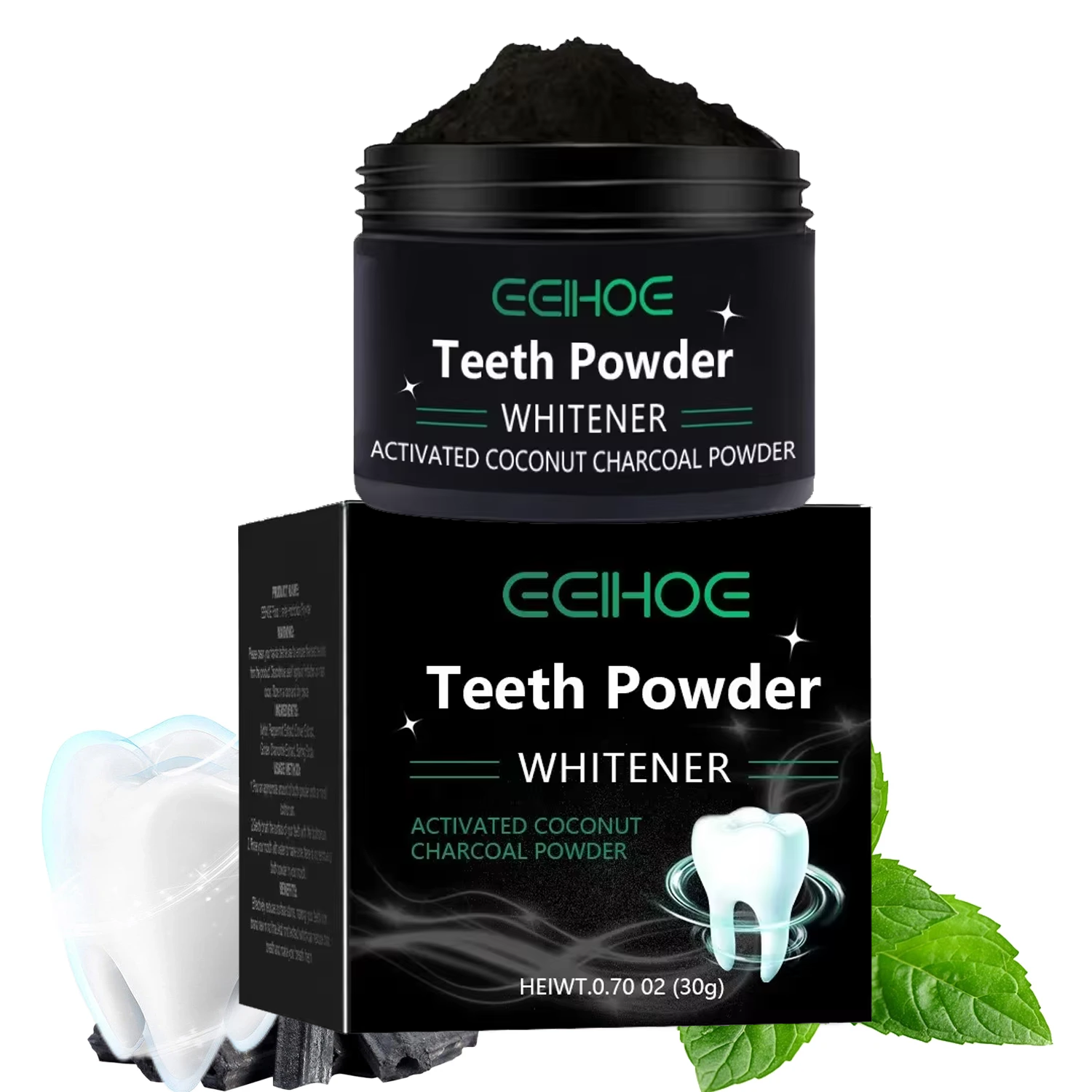 تفتيح الأسنان مسحوق تبييض التن - مراجعة Teeth Whitening Clinic وسعره