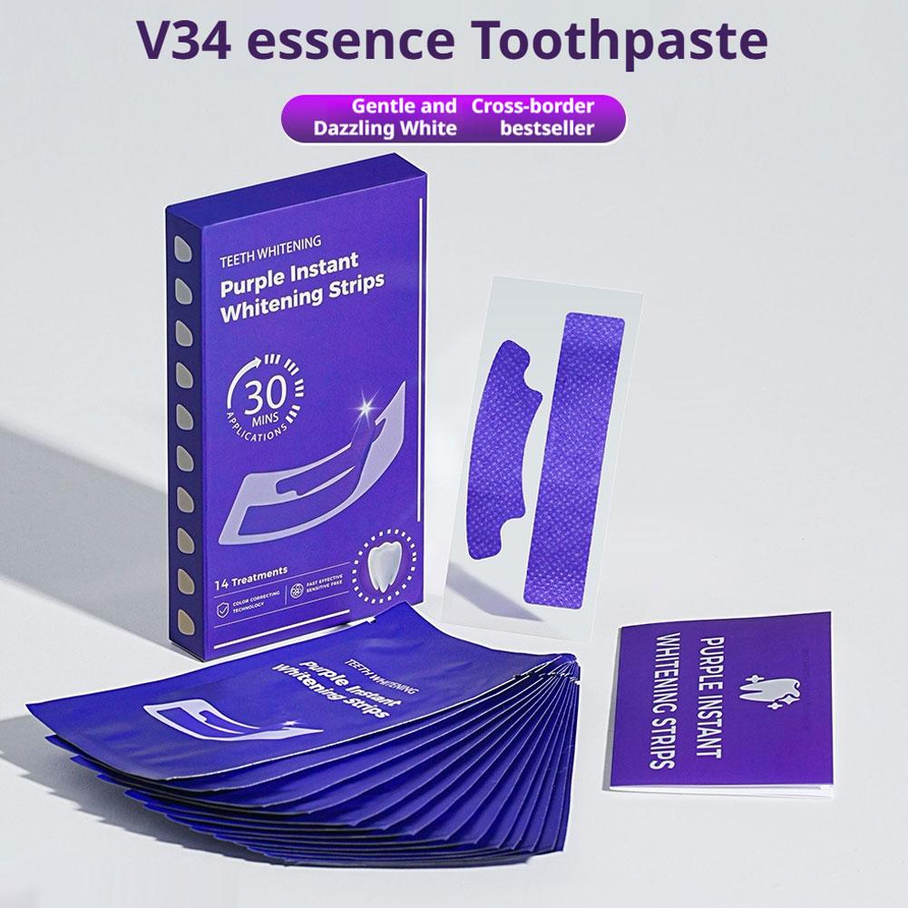 شرائط تبييض الأسنان V34 - شرائ - مراجعة Teeth Whitening Retainer وسعره