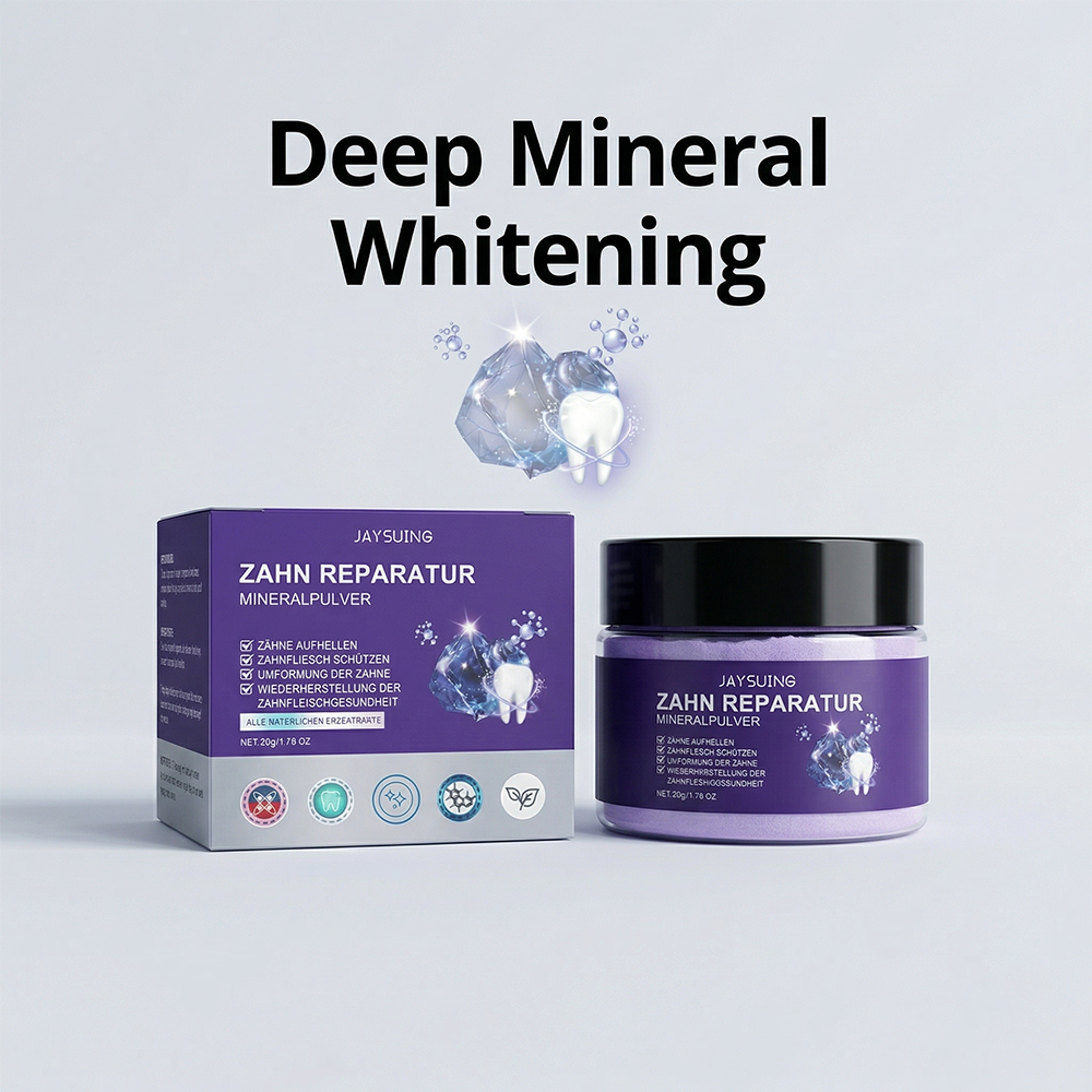 مسحوق أسنان بنفسجي لتبييض الأس - مراجعة Teeth Whitening China وسعره